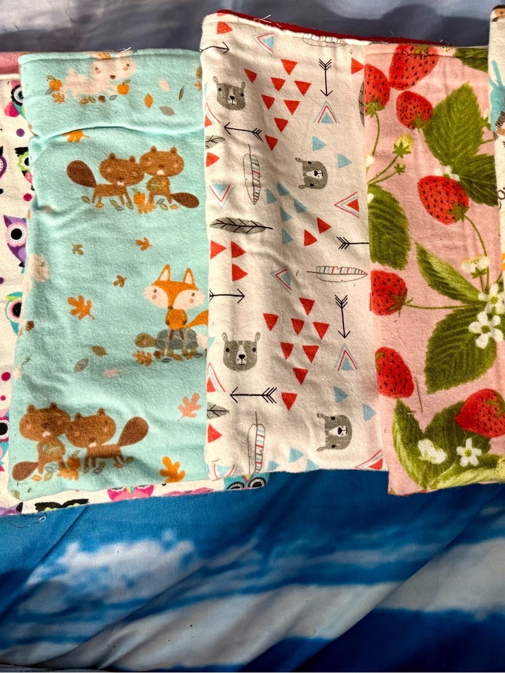 NWOT Handmade 2 packs Assorted Small Animal Snuggle Sack